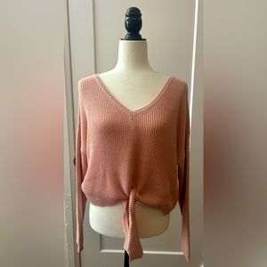 ROXY Tie-Front Top